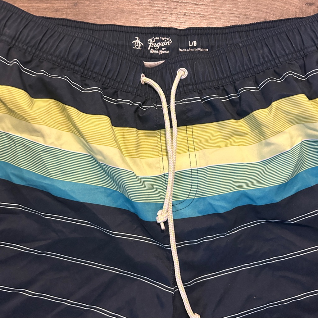 Original Penguin Swim Trunks Men’s Large — image 3 of 6